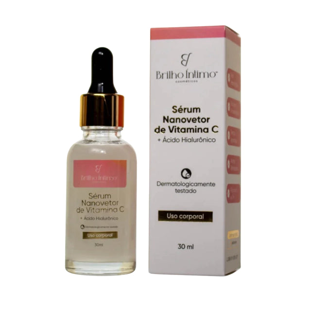 Sérum Clareador Nanovetor de Vitamina C + Ácido Hialurônico